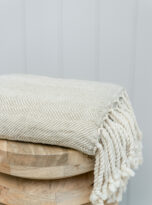 Linen and Cotton Ev Throw