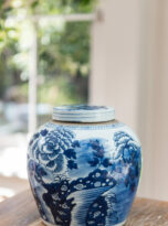 Luscious Peony Lidded Round Storage Jar