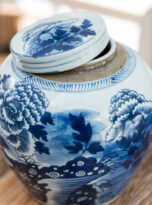 Luscious Peony Lidded Round Storage Jar